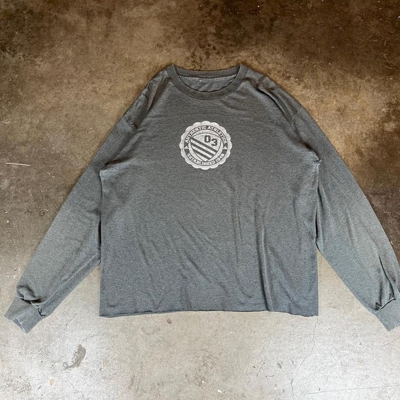 adidas Other - Vintage 90s Grey adidas athletics long sleeve shirt Size men's XL